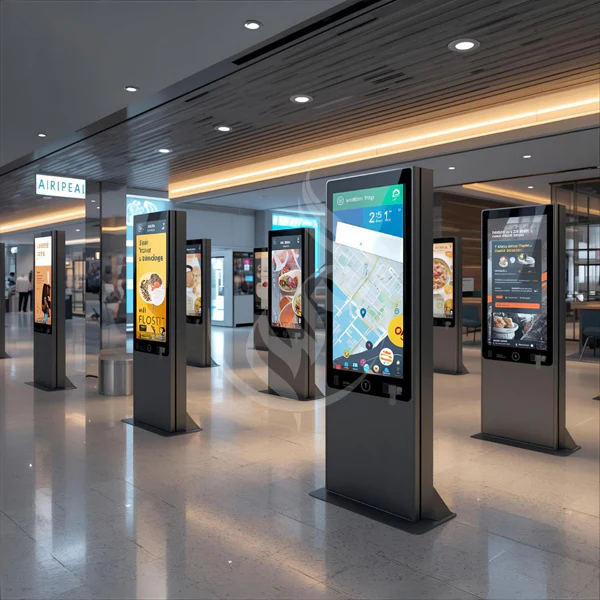 Interactive touchscreen kiosk